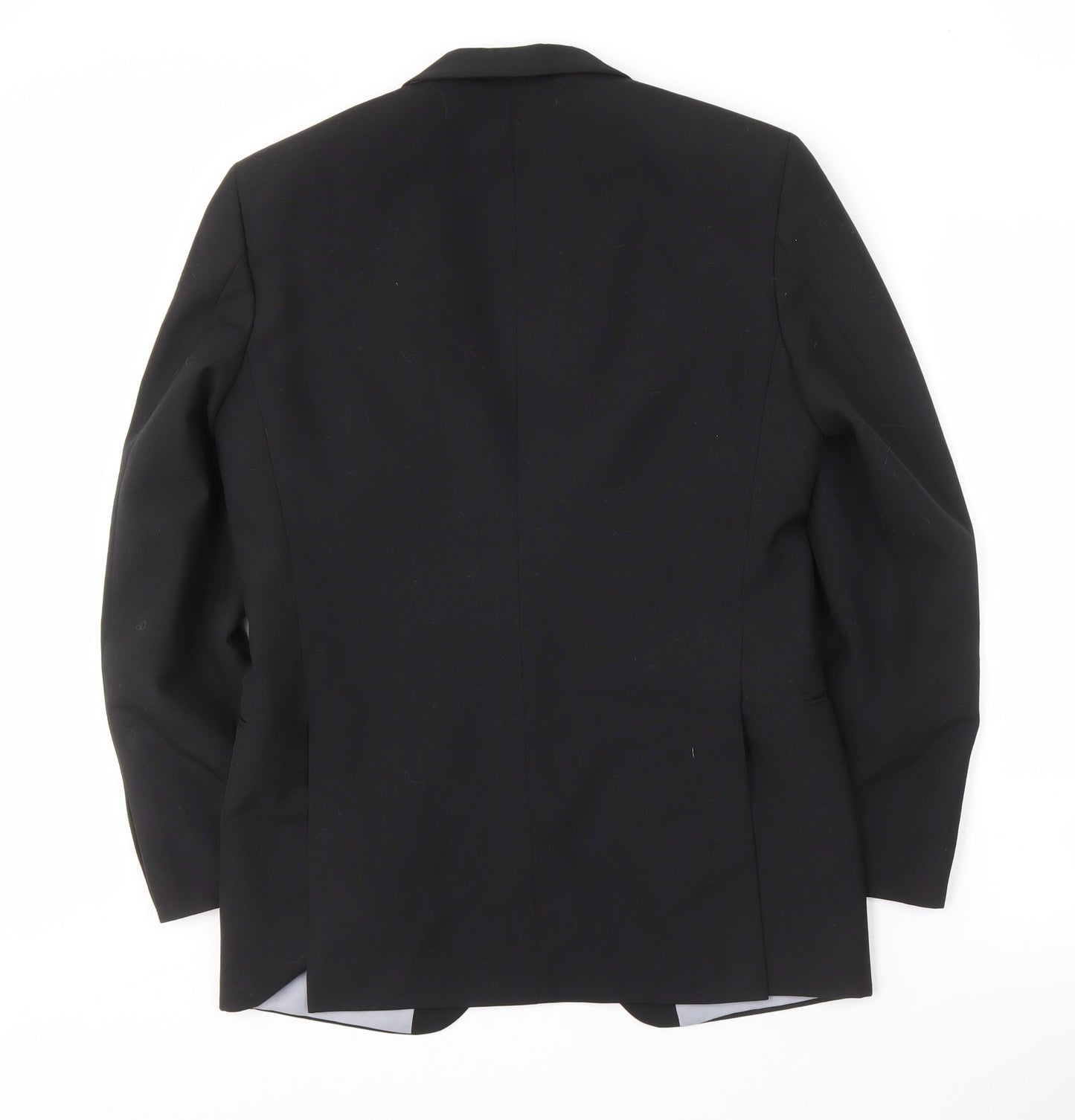 Jonelle Men's Black Tuxedo Blazer, Shawl Lapel, 48