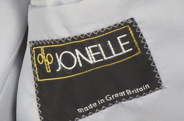 Jonelle Men's Black Tuxedo Blazer, Shawl Lapel, 48
