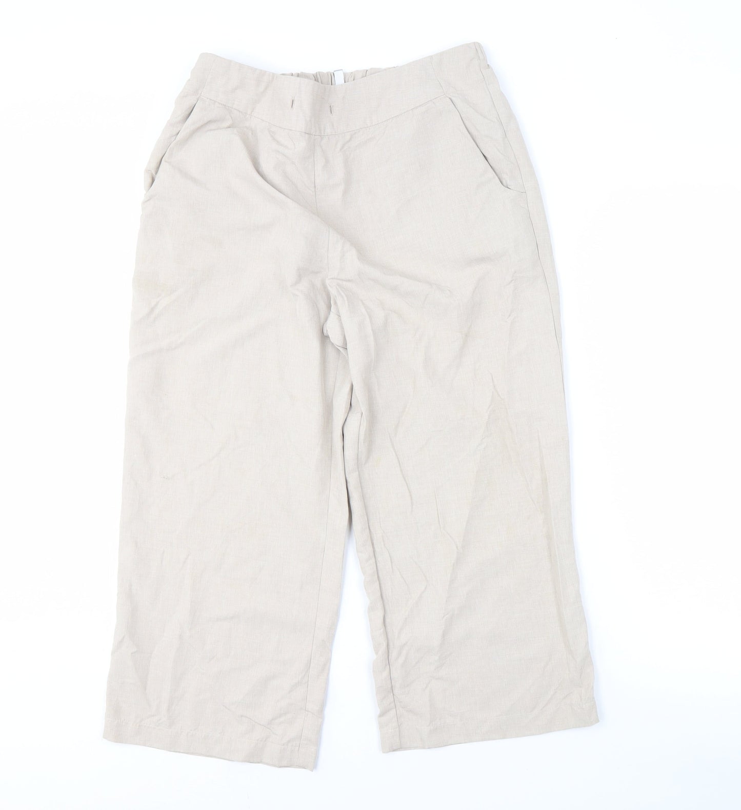 Rohan Women's Beige Trousers Size 12 Polyamide