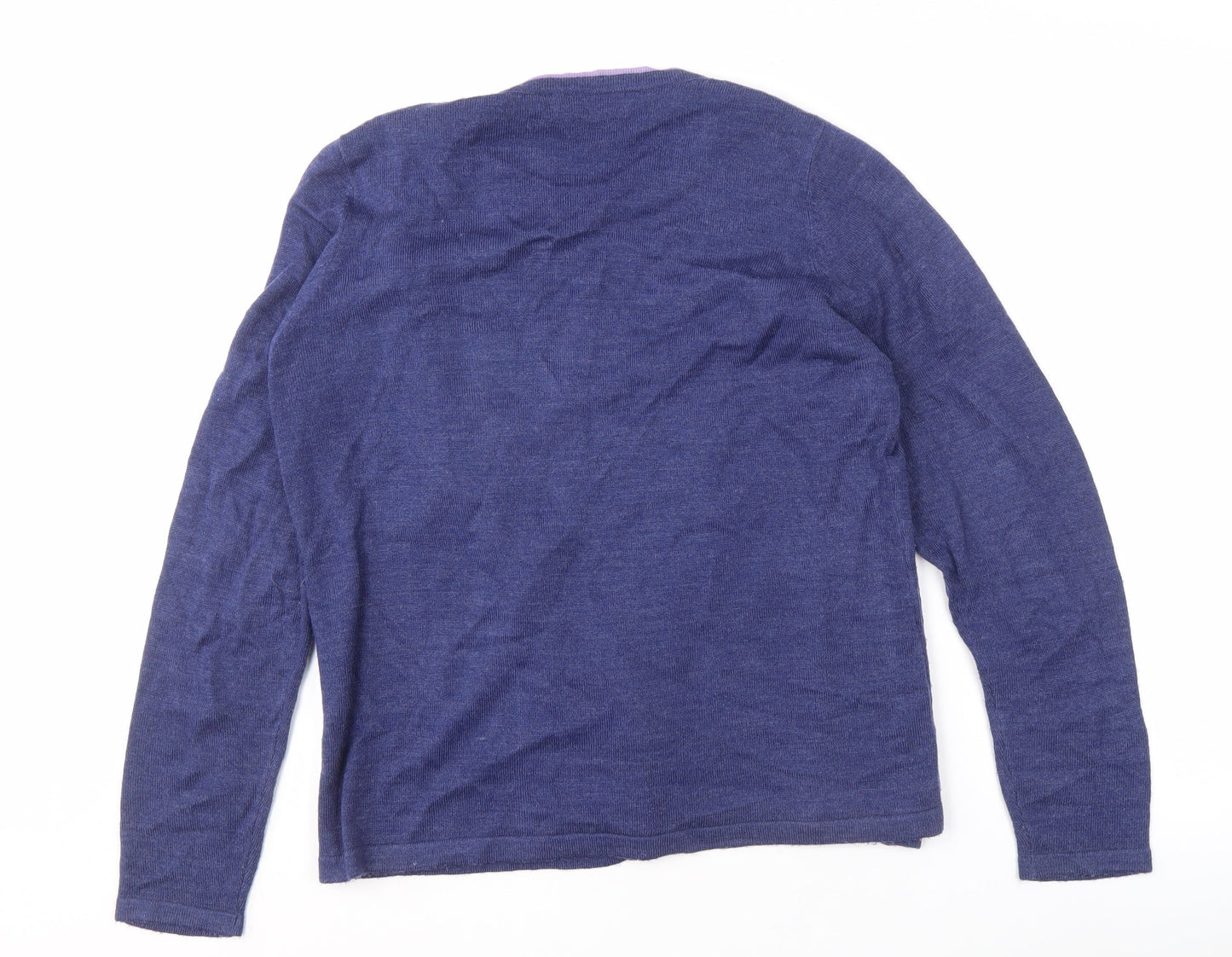 Womens UK Size M Honor Millburn Blue Cardigan Jumper
