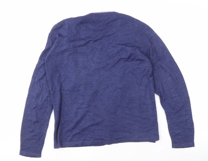 Womens UK Size M Honor Millburn Blue Cardigan Jumper