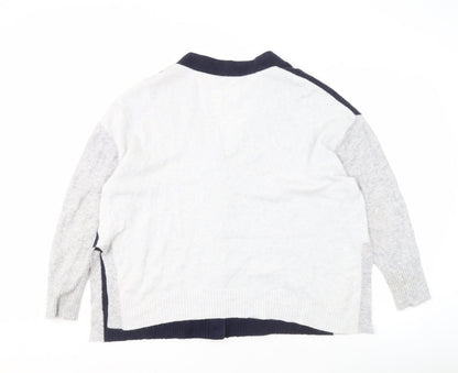 Womens UK Size L The White Company Multicoloured Cardigan Jumper