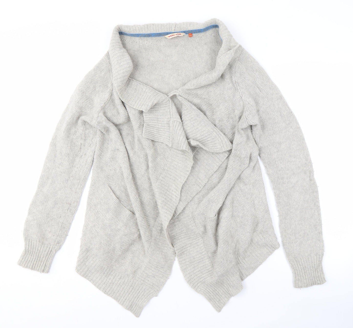 Womens UK Size 14 White Stuff Grey Cardigan Jumper