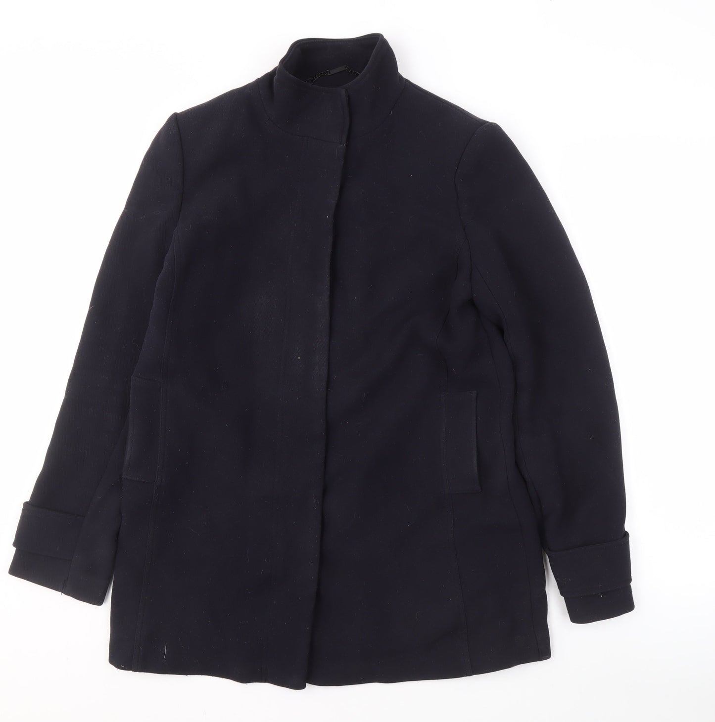 Womens UK Size 10 Laura Ashley Black Overcoat
