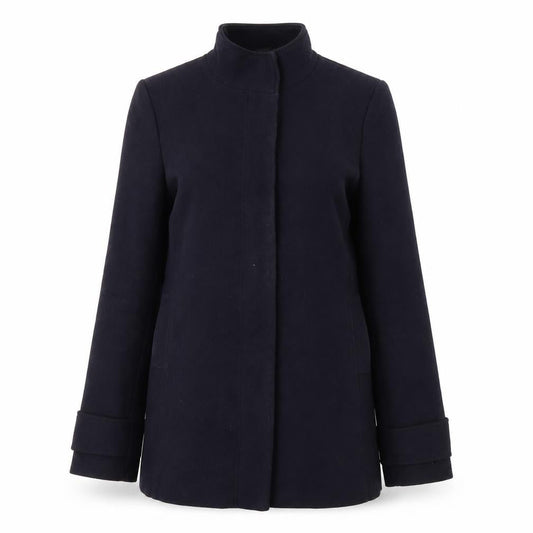 Womens UK Size 10 Laura Ashley Black Overcoat