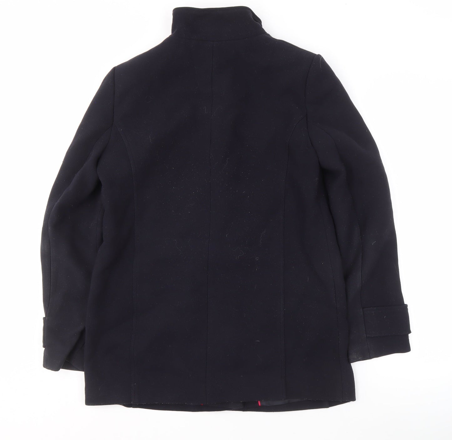 Womens UK Size 10 Laura Ashley Black Overcoat