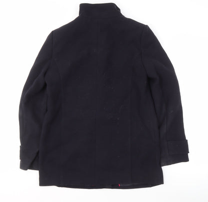 Womens UK Size 10 Laura Ashley Black Overcoat