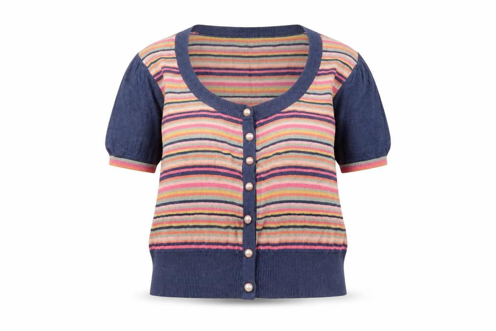 Womens UK Size 14 Red Herring Multicoloured Cardigan Jumper