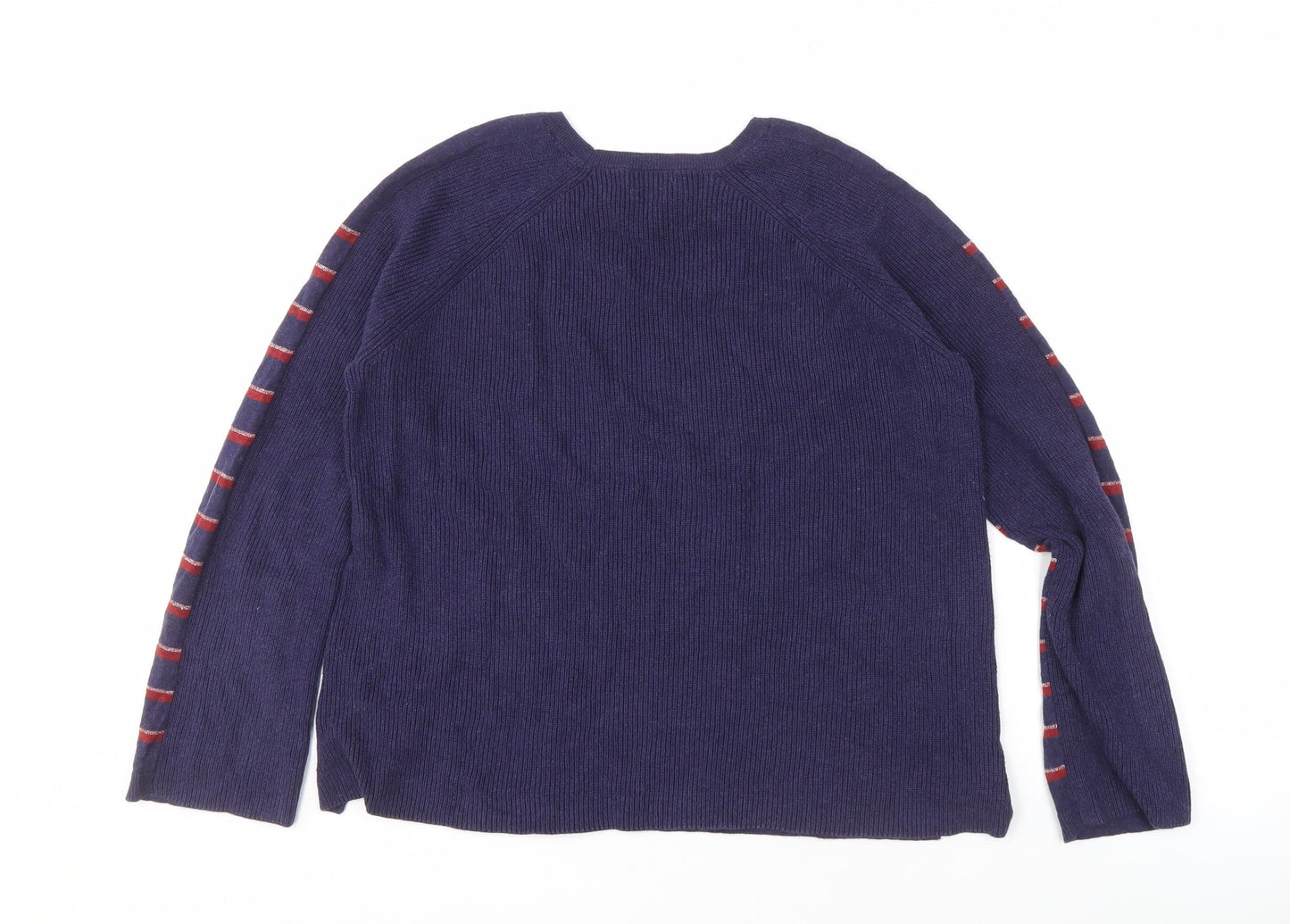 Womens UK Size M YERSE Blue Pullover Jumper