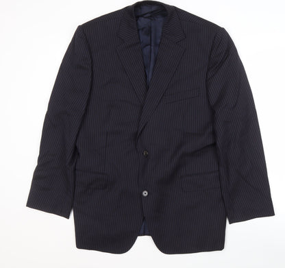 Mens UK Size 42 Jaeger Regular Blue Suit Jacket
