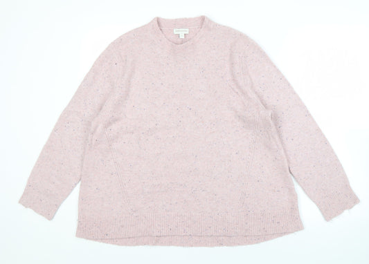 Womens UK Size M Monsoon Pink Pullover Jumper