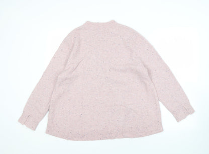Womens UK Size M Monsoon Pink Pullover Jumper