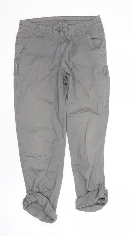 Mountain Warehouse Women's Grey Casual Trousers Size 10