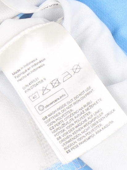 H&M Boys Blue White Football Jersey 9-10 Years