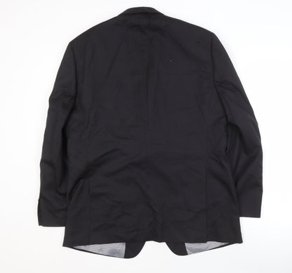 Ben Sherman Black Men's Suit Jacket, Size 42 Short, Wool