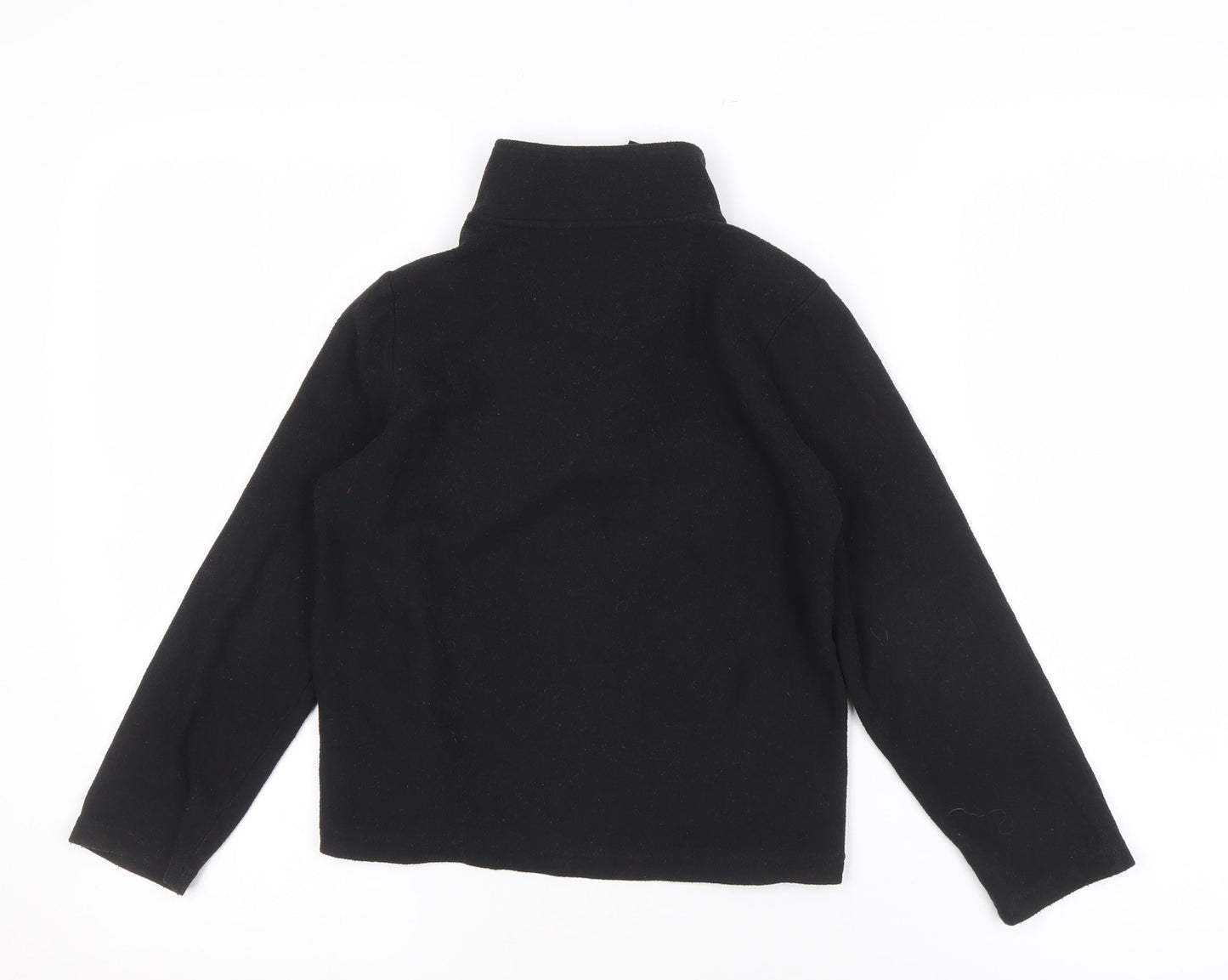Peter Storm Boys Black Fleece 1/2 Zip Sweatshirt, Size 7-8