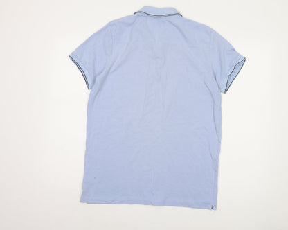 French Connection Men's Blue Polo Shirt L - Casual Wear