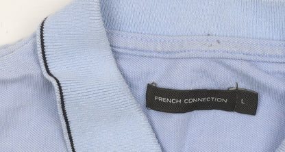 French Connection Men's Blue Polo Shirt L - Casual Wear