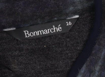 Womens UK Size 16 Bonmarché Multicoloured Cardigan Jumper