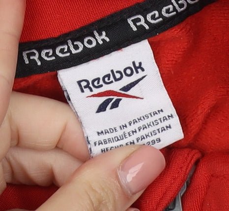 Reebok Boys Red Track Jacket 11-12 Years Casual Zip