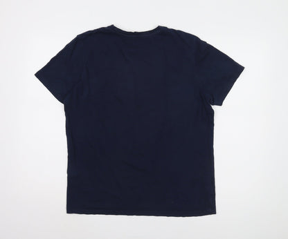 Mens UK Size M JACK & JONES Blue  T-Shirt