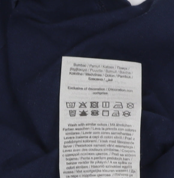 Mens UK Size M JACK & JONES Blue  T-Shirt