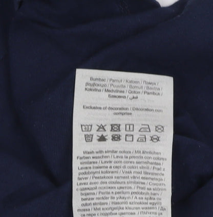 Mens UK Size M JACK & JONES Blue  T-Shirt