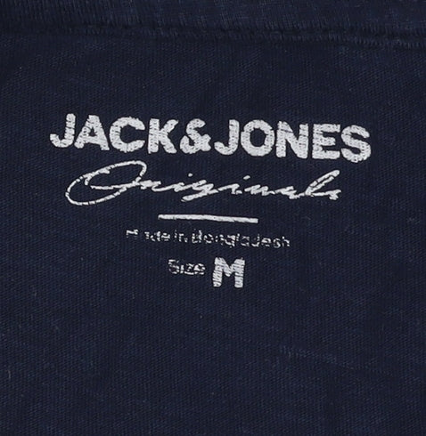 Mens UK Size M JACK & JONES Blue  T-Shirt
