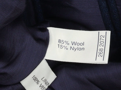 Pullman Men's Blue Blazer - Size 44, Wool Blend