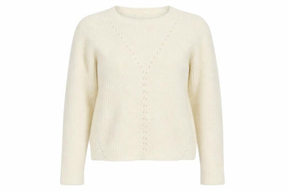 Womens UK Size S Bershka Ivory Pullover Jumper