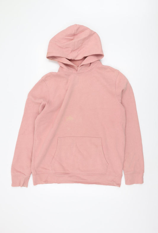 GAP Women's Pink Pullover Hoodie, Size L - Casual