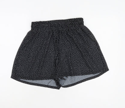 In The Style Women's Black Polka Dot Shorts Size 12