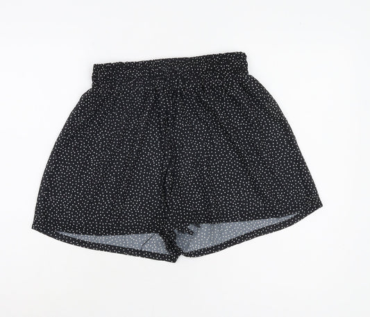 In The Style Women's Black Polka Dot Shorts Size 12