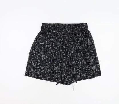 In The Style Women's Black Polka Dot Shorts Size 12