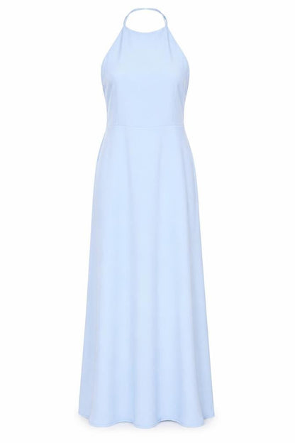 Forever 21 Women's Blue Halter Slip Dress S