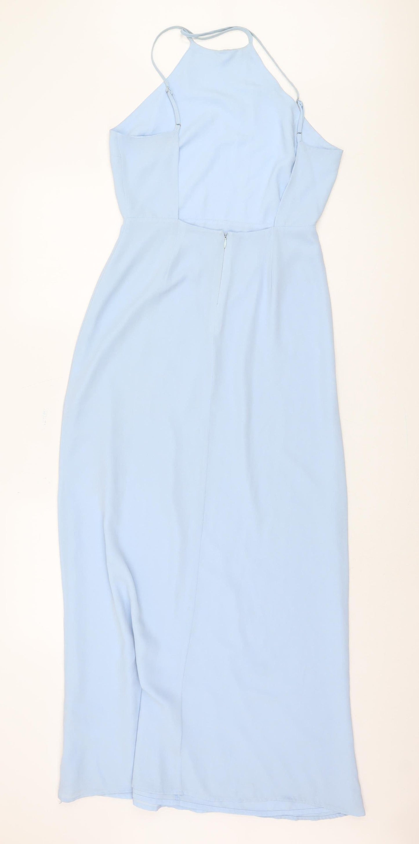 Forever 21 Women's Blue Halter Slip Dress S