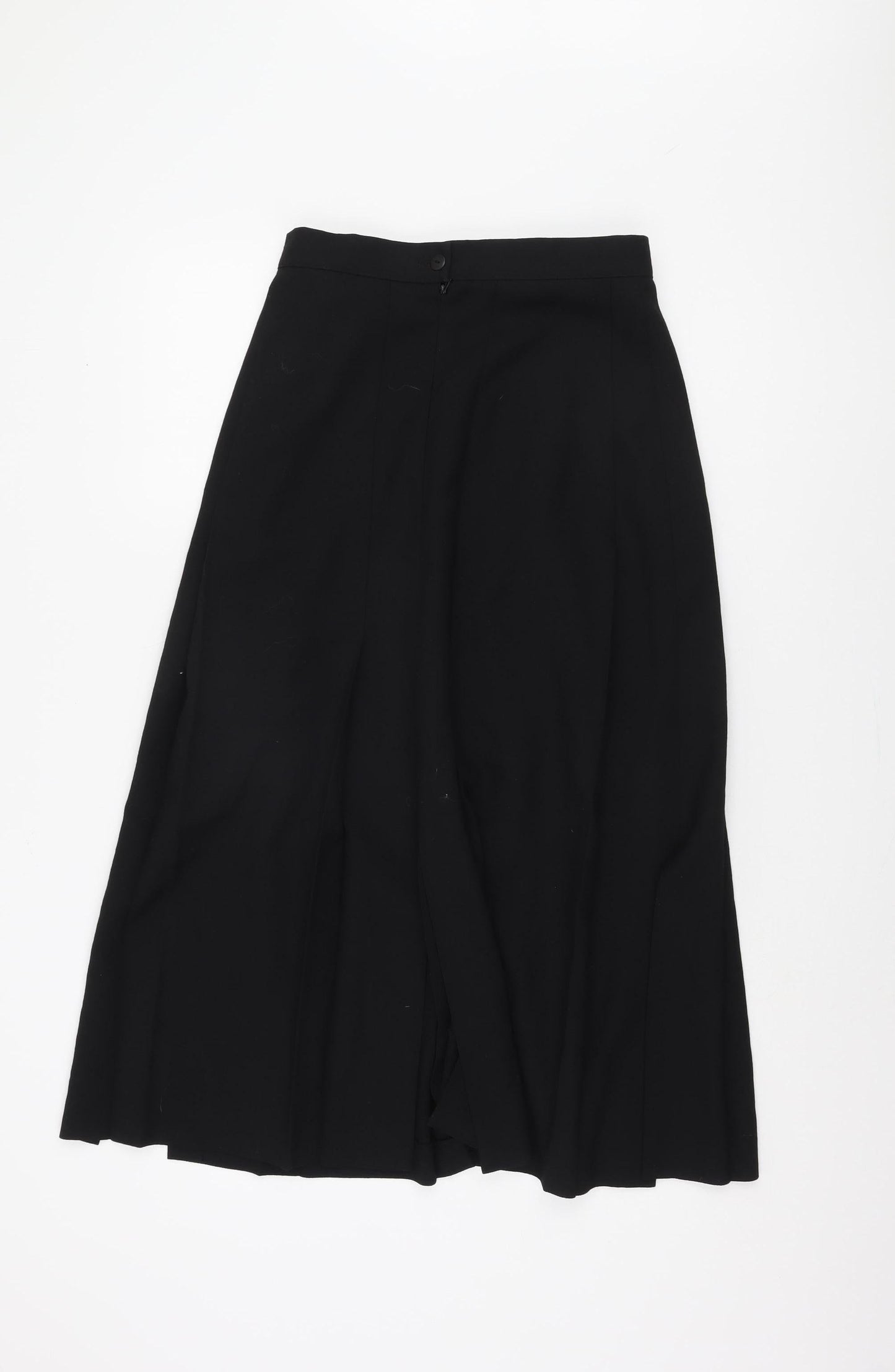 Jacques Vert Women's Black Pleated Midi Skirt Size 12