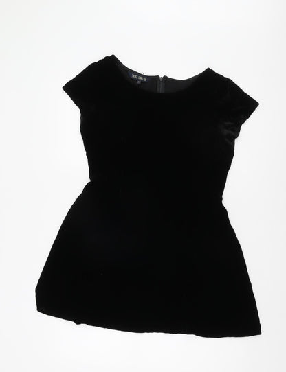 French Connection Black Dress M Women's Short Sleeve