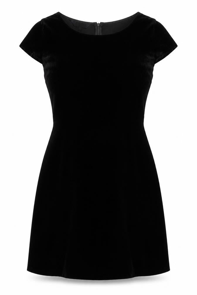 French Connection Black Dress M Women's Short Sleeve