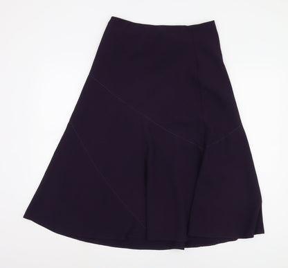 Marks and Spencer Purple Midi Skirt Size 10