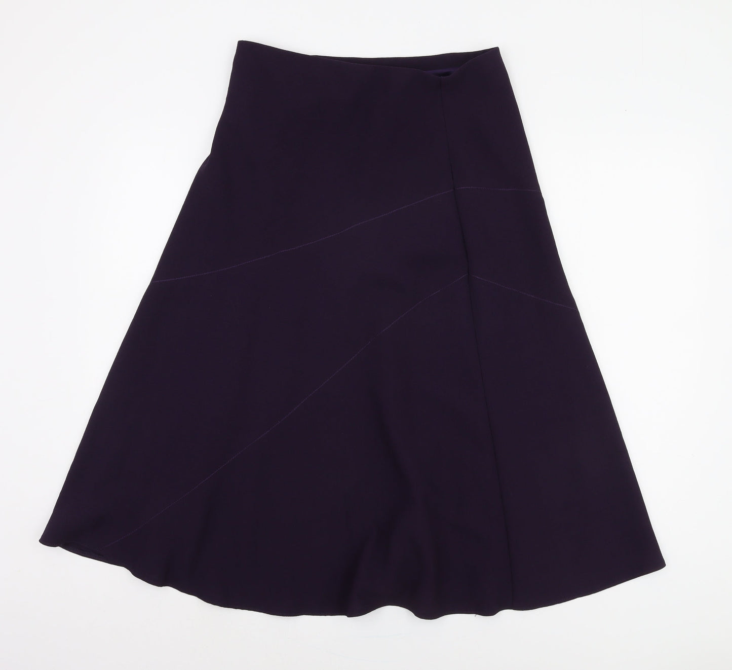 Marks and Spencer Purple Midi Skirt Size 10