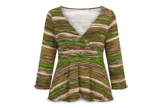 j.t.b. Women's Multicoloured Wrap Top XL