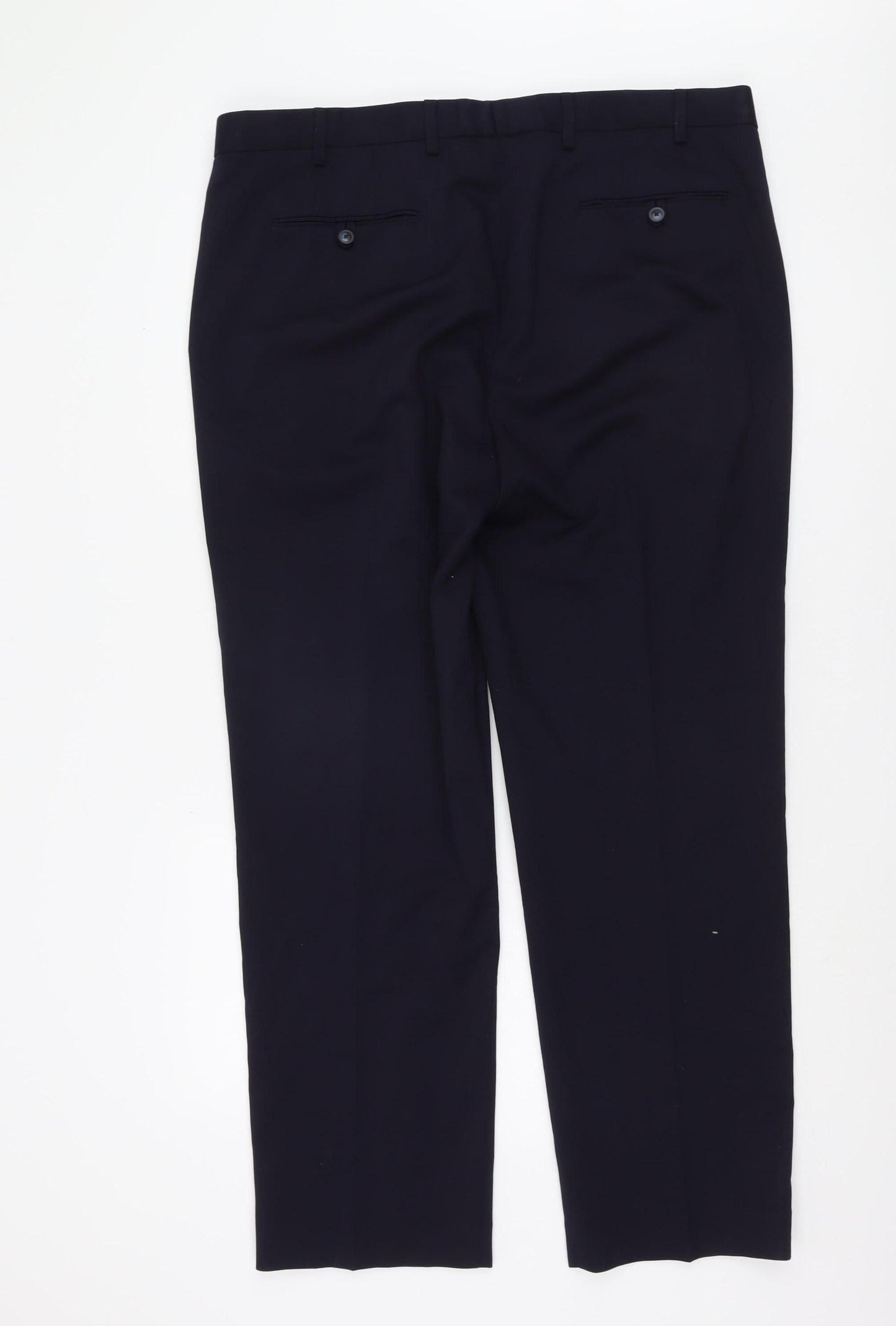 Marks and Spencer Men's Blue Dress Pants 40/31 Regular