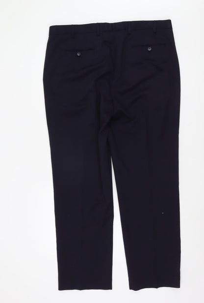 Marks and Spencer Men's Blue Dress Pants 40/31 Regular