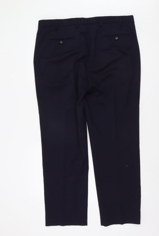 Marks and Spencer Men's Blue Dress Pants 40/31 Regular