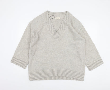 Womens UK Size M H&M Grey Pullover Jumper