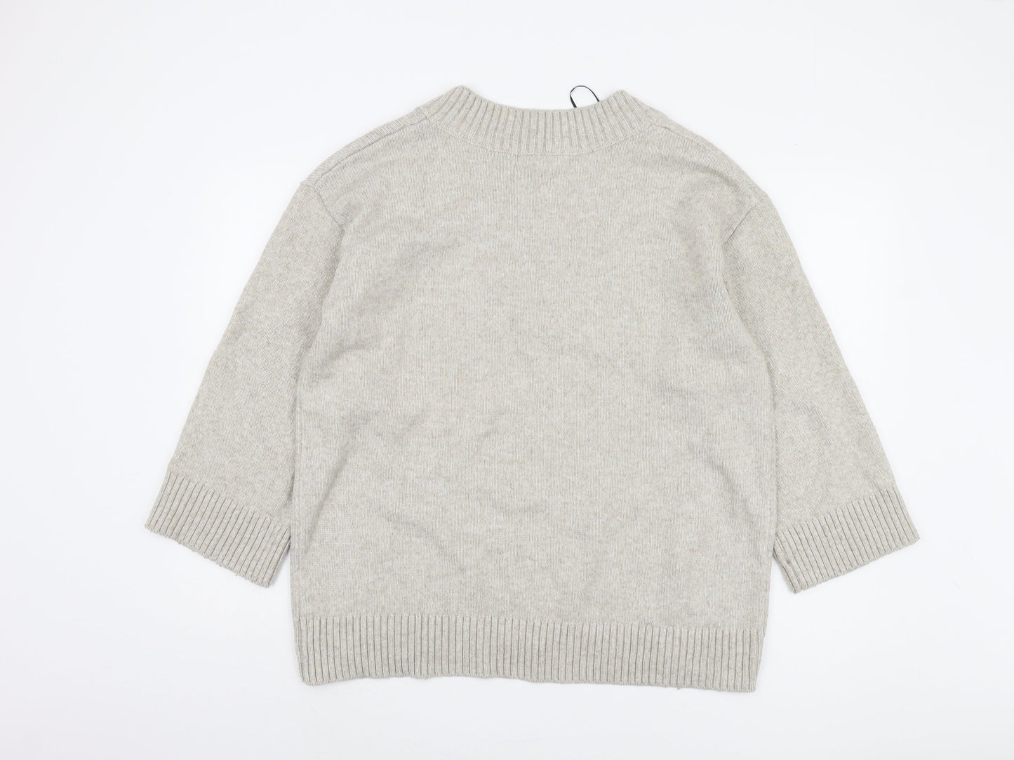 Womens UK Size M H&M Grey Pullover Jumper