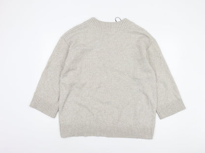 Womens UK Size M H&M Grey Pullover Jumper