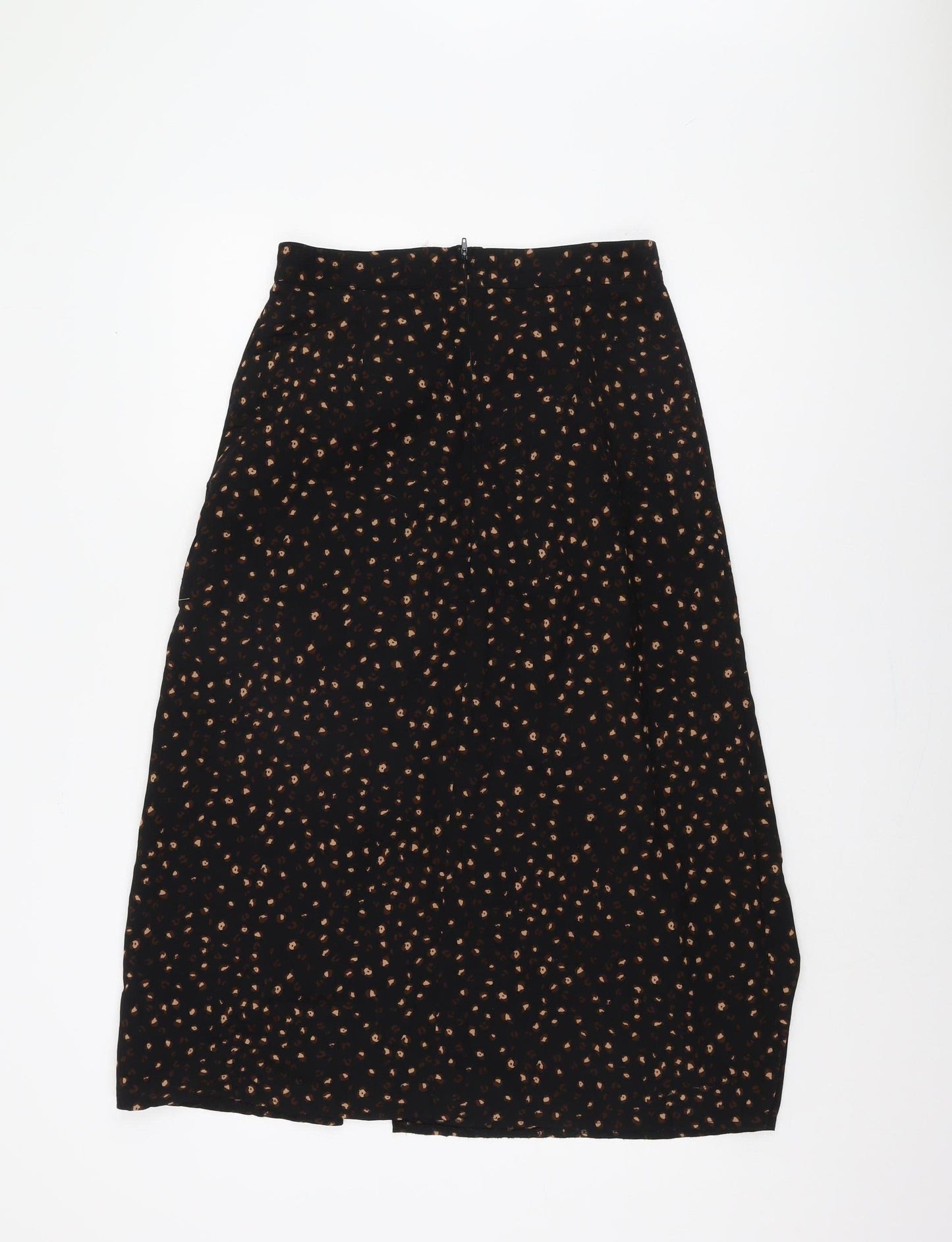 Nasty Gal Women's Midi Black Floral Pencil Skirt Size 10