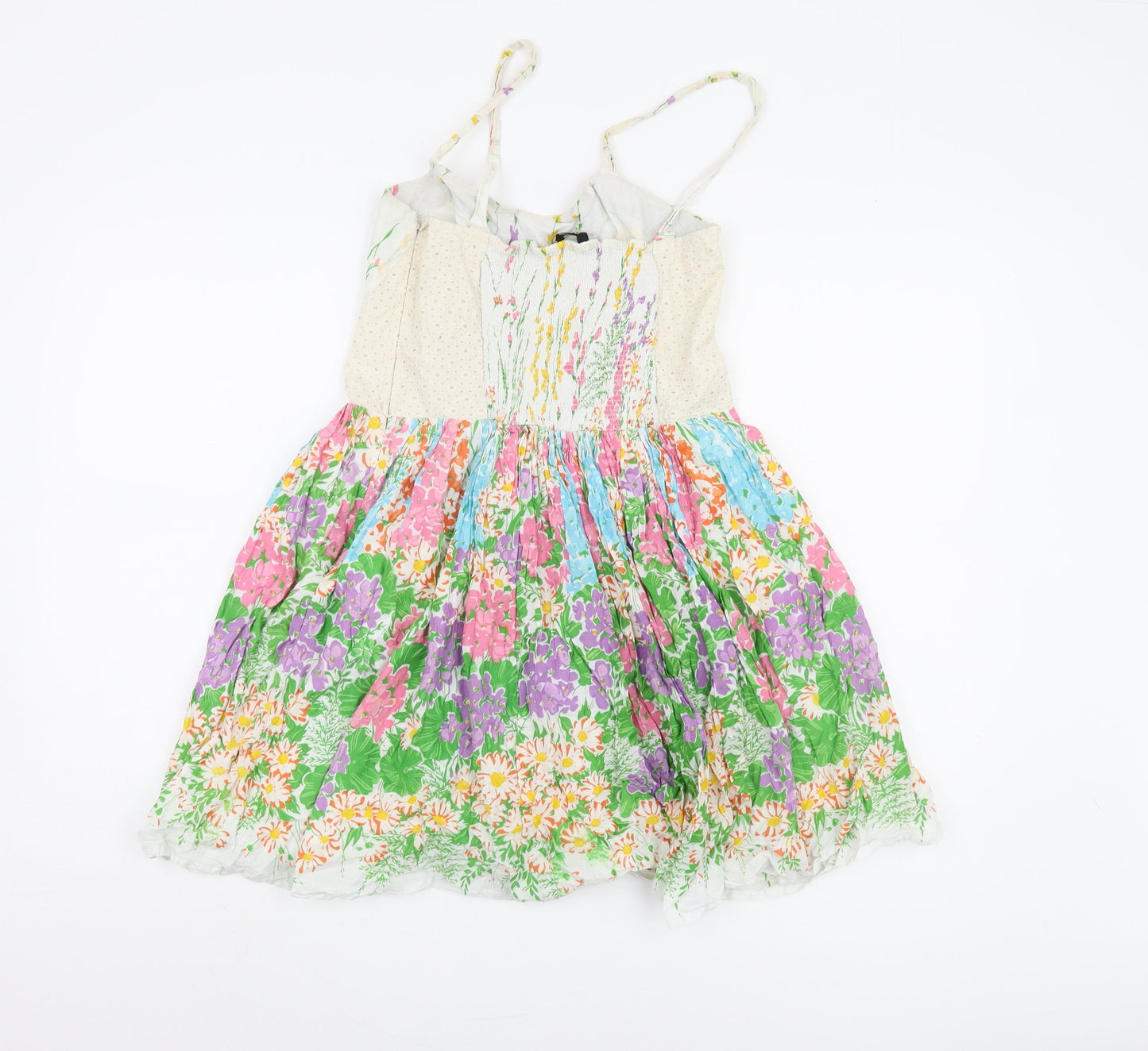 Oasis Women's Floral Sleeveless Dress Multicoloured Size 12